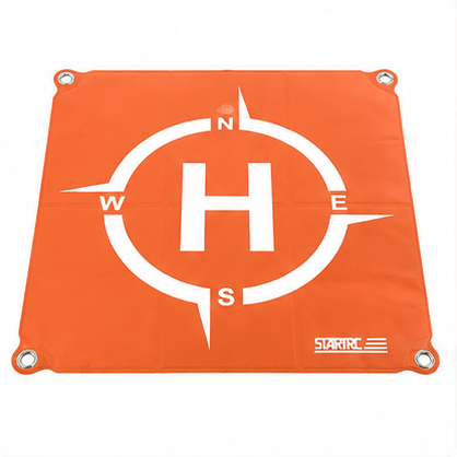 STARTRC 25 Inch Foldable Drone Landing Pad — Waterproof, Orange (Brand New)