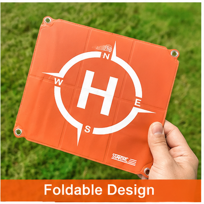 STARTRC 25 Inch Foldable Drone Landing Pad — Waterproof, Orange (Brand New)