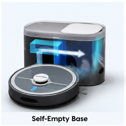 Vacmaster V10i 3-in-1 Robot Vacuum and Mop — LiDAR Navigation, Self-Emptying (Brand New)