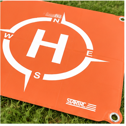 STARTRC 25 Inch Foldable Drone Landing Pad — Waterproof, Orange (Brand New)