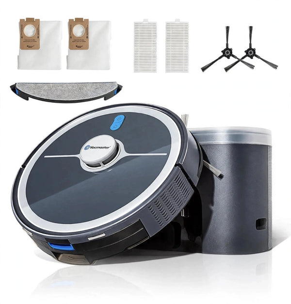 Vacmaster V10i 3-in-1 Robot Vacuum and Mop — LiDAR Navigation, Self-Emptying (Brand New)