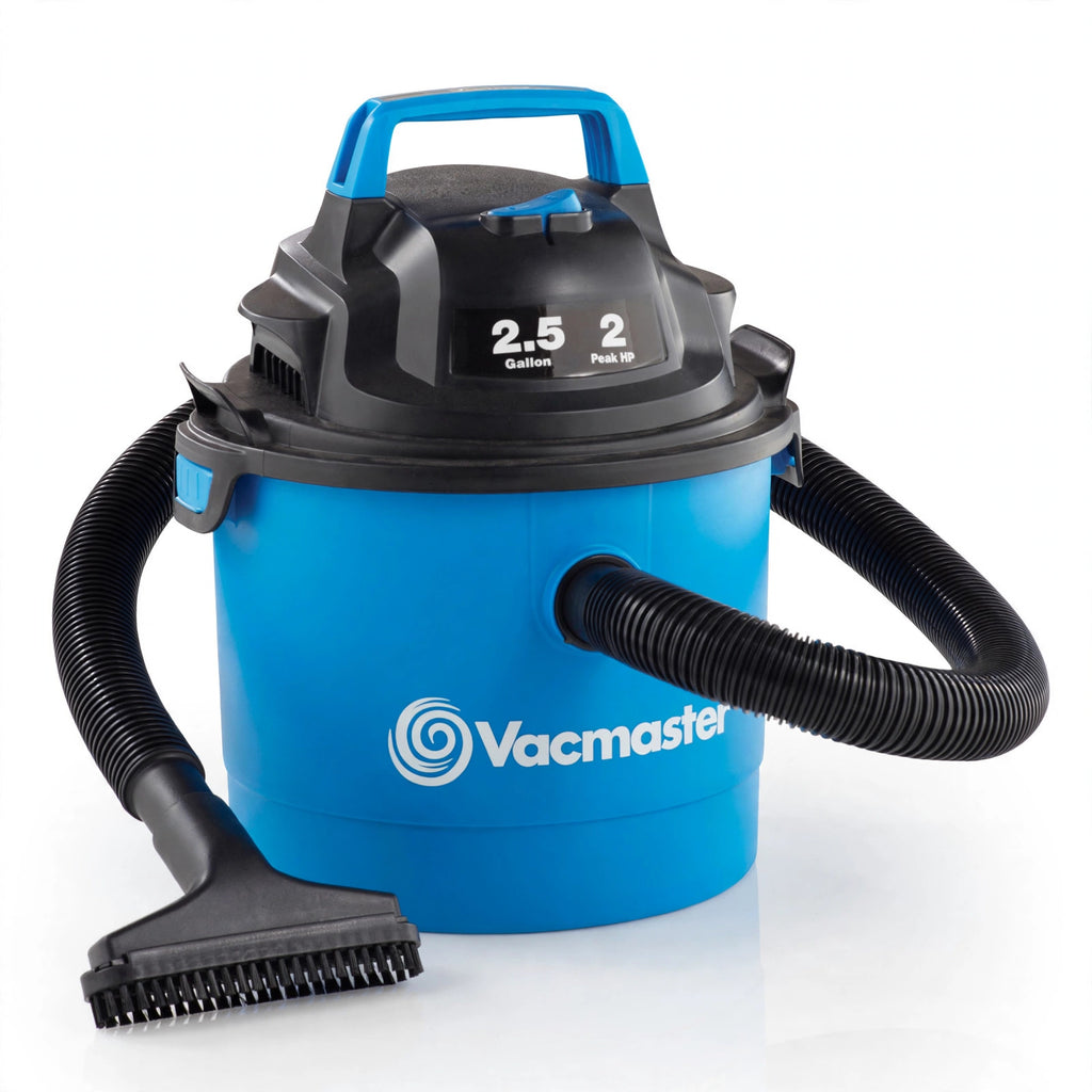 Vacmaster VOM205P 2.5 Gallon Portable Wet Dry Vacuum — 2 Peak HP, Corded (Open Box)