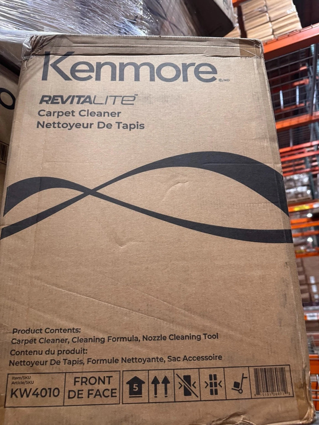 Kenmore RevitaLite KW4010 Pet Carpet Cleaner — Corded Upright with Dual Brush Rolls (Open Box)