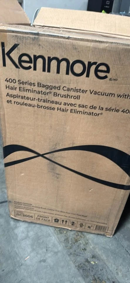 Kenmore 400 Series Bagged Canister Vacuum — HEPA AllergenSeal, Hair Eliminator (Brand New)